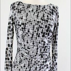 NWOT Lauren Ralph Lauren Ruched Dress size 12